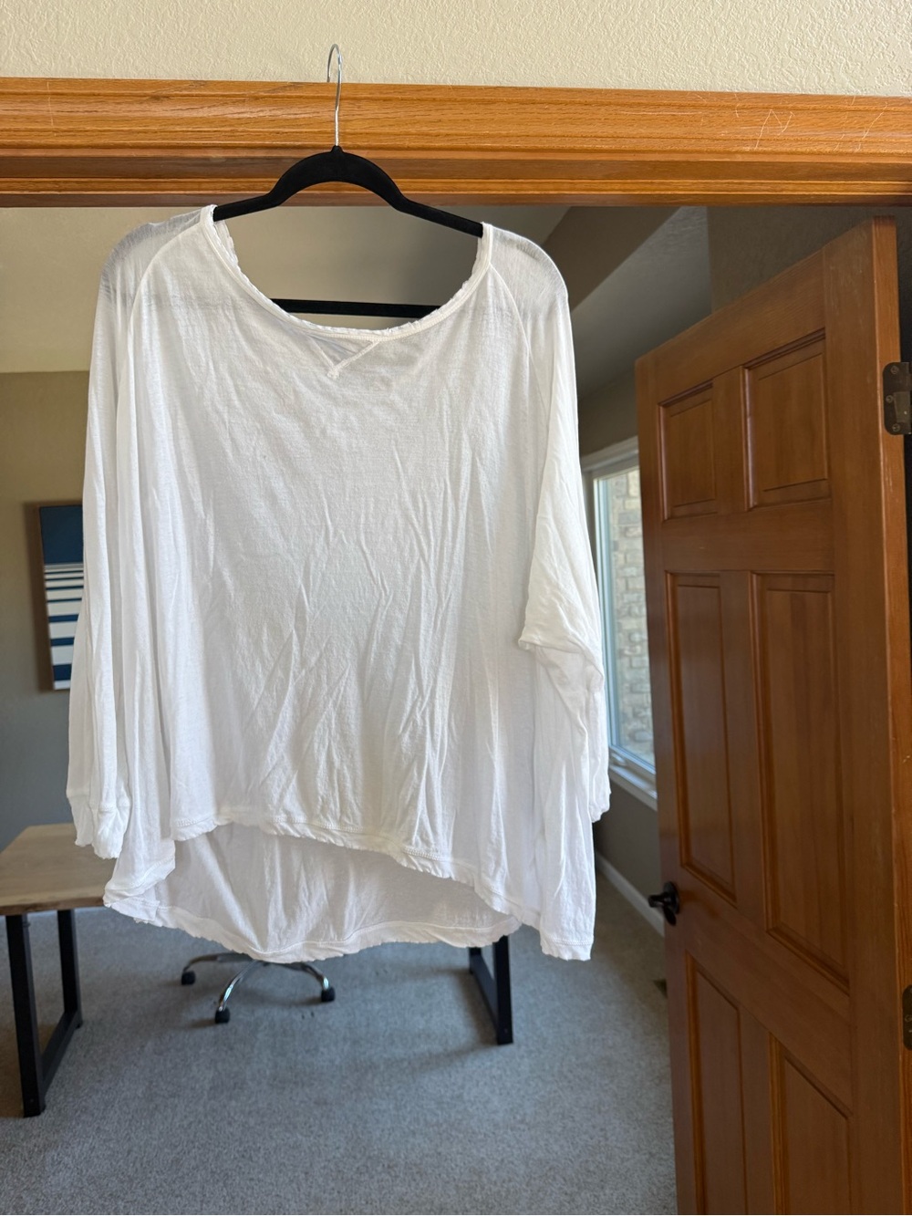Magnolia Pearl White Gauzy Long-Sleeve Tunic